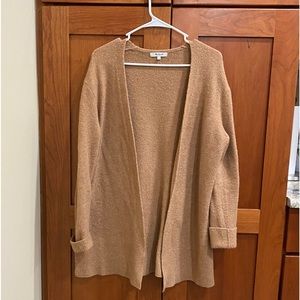 Madewell Wool Blend Classic Camel Cardigan